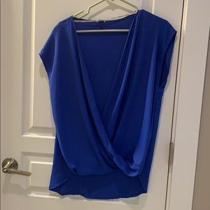 Guess, cross front, sleeveless blouse XL